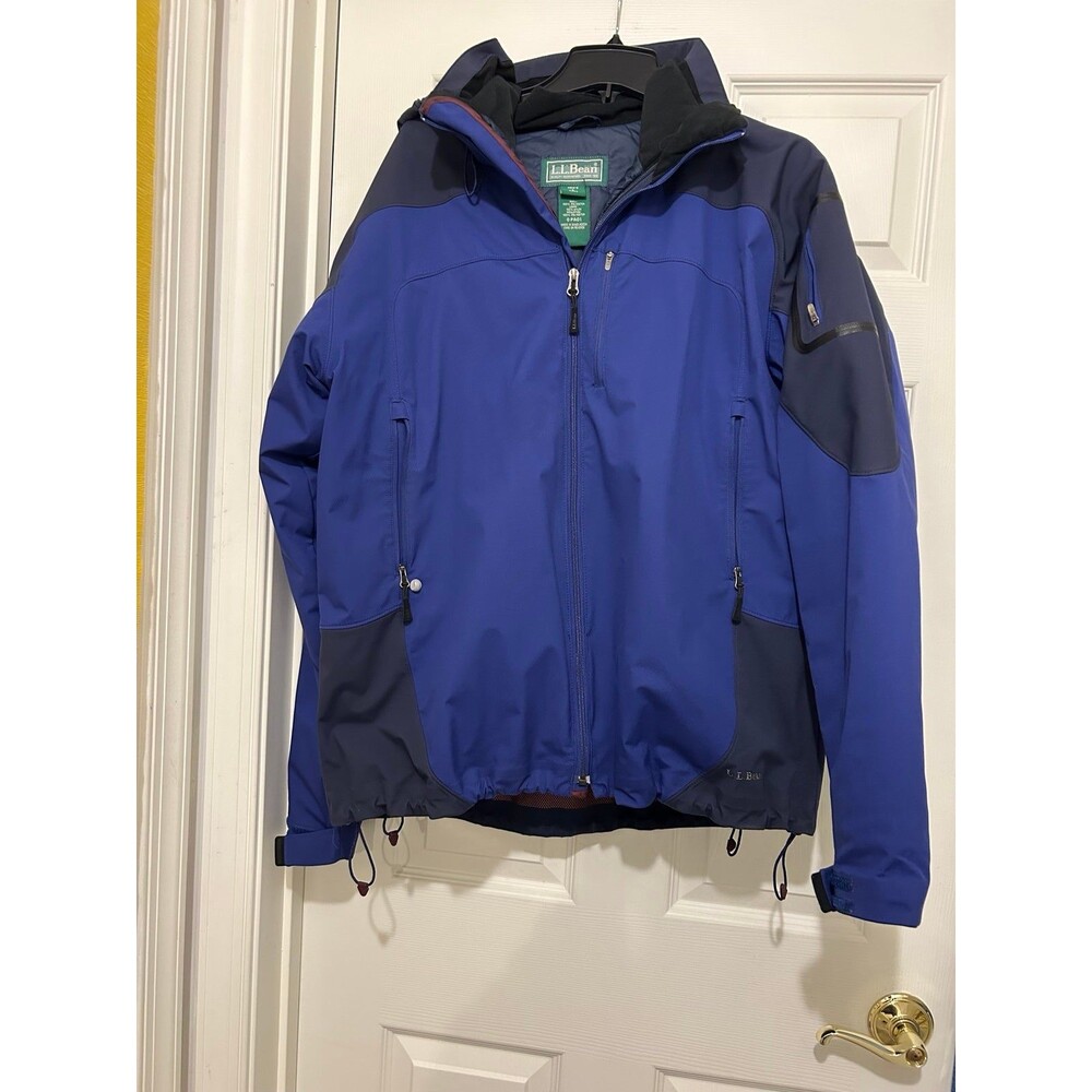 LL Bean Quilted Insert Winter Jacket Parka Hood Size Tall L
